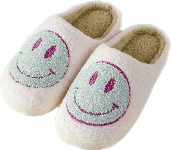 The Smiley Shop Unisex Sloffen - Blauw En Paars - Maat 43/44 3 The Smiley Shop Unisex Sloffen - Blauw En Paars - Maat 43/44