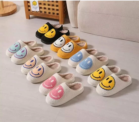 The Smiley Shop Unisex Sloffen - Blauw En Paars - Maat 43/44 5 The Smiley Shop Unisex Sloffen - Blauw En Paars - Maat 43/44 - Afbeelding 3