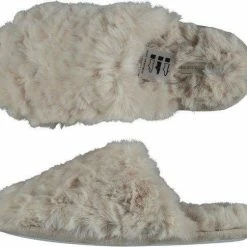 Apollo Sloffen - Pantoffels Dames - Pantoffels - Sloffen Dames - Instap Sloffen - Zacht - Creme - Maat 39/40