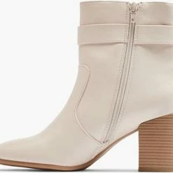 Graceland Beige Enkellaars Gesp - Maat 39