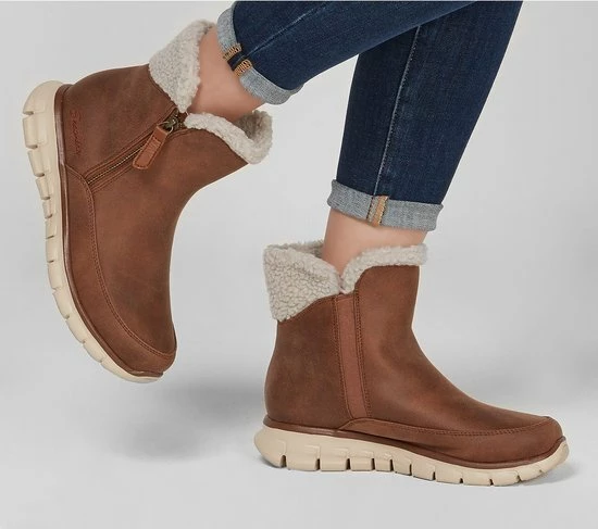 Skechers Korte Laars 44779 CSNT Synergie Bruin Warm Tech Memory Foam - 39½ 6 Skechers Korte Laars 44779 CSNT Synergie Bruin Warm Tech Memory Foam - 39½ - Afbeelding 4