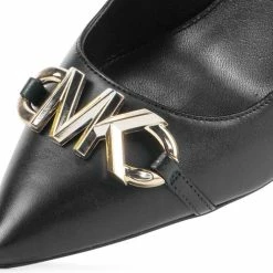 Michael Kors Pumps / Stiletto Dames / Damesschoenen - Leer - Blokhak Hoogte 9 Cm - Izzy Flex Pump - Zwart - Maat 40 -Dames Winkel 550x489 3