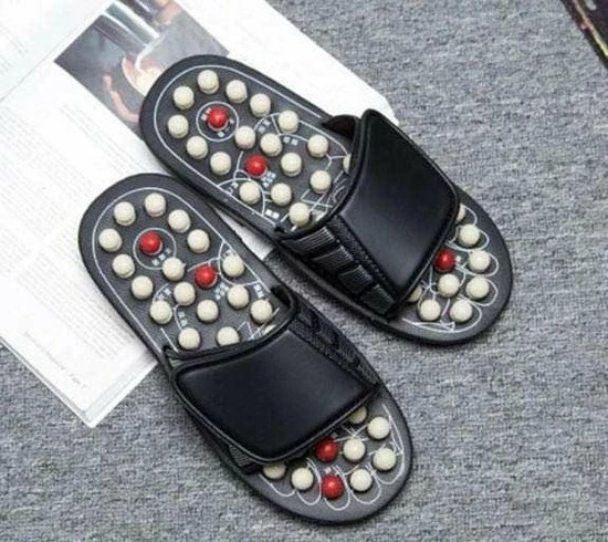 Massage Slippers Unisex Maat (40-41) - Voet Massage/Foot Massage - Acupunctuur Slipper - Gezondheidsslipper Dames/Heren - Acupunctuur - Zwart - BestMen® 9 Massage Slippers Unisex Maat (40-41) - Voet Massage/Foot Massage - Acupunctuur Slipper - Gezondheidsslipper Dames/Heren - Acupunctuur - Zwart - BestMen® - Afbeelding 7