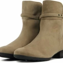 Gabor Enkellaarsjes Dames / Laarzen / Damesschoenen - Suède - 92.716.44 - Beige - Maat 39 -Dames Winkel 550x493 3