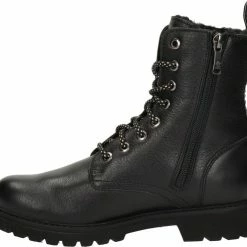 Panama Jack Frisia B1 Veterboots Zwart Leer - Dames - Maat 38 23 Panama Jack Frisia B1 Veterboots Zwart Leer - Dames - Maat 38 -Dames Winkel 550x493 4