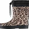 XQ Footwear - Regenlaarzen - Rubber Laarzen - Dames - Festival - Panterprint - Rubber - Bruin - Zwart - Maat 37 -Dames Winkel 550x494 1
