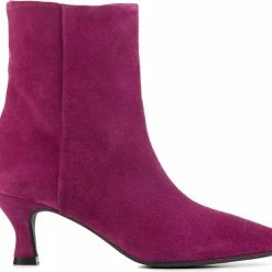 VIA VAI Noelle Rox Enkellaarsjes Dames - Paars - Maat 40 -Dames Winkel 550x495