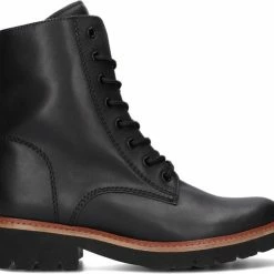 Gabor 736 01 Veterboots - Laarzen Met Veters - Dames - Zwart - Maat 41