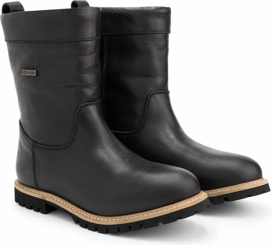 Travelin' Alta Dames Outdoorlaarzen - Waterdicht En Gevoerde Wandellaars - Zwart Leer - Maat 37 4 Travelin' Alta Dames Outdoorlaarzen - Waterdicht En Gevoerde Wandellaars - Zwart Leer - Maat 37 - Afbeelding 2