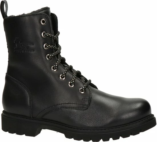 Panama Jack Frisia B1 Veterboots Zwart Leer - Dames - Maat 38 4 Panama Jack Frisia B1 Veterboots Zwart Leer - Dames - Maat 38 - Afbeelding 2