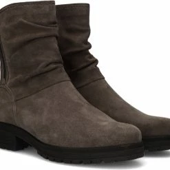 Gabor 092 Enkellaarsjes - Enkelboots Met Rits - Dames - Taupe - Maat 39 -Dames Winkel 550x499 2