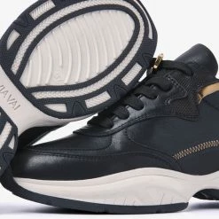 VIA VAI Pepper Jyll Sneakers - Leer - Zwart - Maat 41 -Dames Winkel 550x505 4