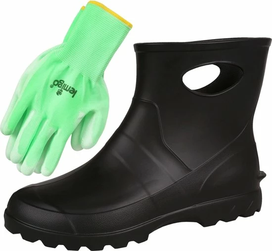 Sarcia Zwarte Lemigo Regenlaarzen Voor Tuin + Tuinhandschoenen Maat - 42 3 Sarcia Zwarte Lemigo Regenlaarzen Voor Tuin + Tuinhandschoenen Maat - 42