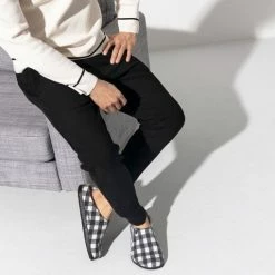 Birkenstock Zermatt Shearling Pantoffels Plaid White Wolvilt Regular-fit - Maat 43 -Dames Winkel 550x510 12