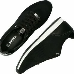 Mexx Sneaker Cato Zwart Met Witte Zool - Dames - Maat 38 23 Mexx Sneaker Cato Zwart Met Witte Zool - Dames - Maat 38 -Dames Winkel 550x516