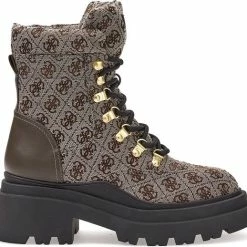Guess Vaney Dames Veterboots - Olive - Maat 39