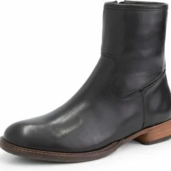 Mysa Susana - Dames Leren Enkellaarzen - Nette Schoenen Vrouwen - Zwart Leer - Maat 39 -Dames Winkel 550x518 9