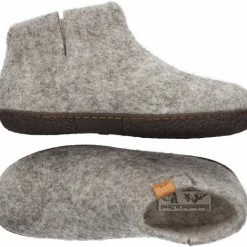 Tofvel Nepal Wolvilt Sloffen Grey/Natural | Grijs | Wolvilt | Maat 39 -Dames Winkel 550x519 3