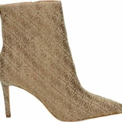 Guess Dafina Dames Enkellaarsjes - Goud - Maat 37