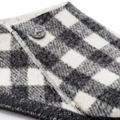 Birkenstock Zermatt Shearling Pantoffels Plaid White Wolvilt Regular-fit - Maat 43 -Dames Winkel 550x521 3