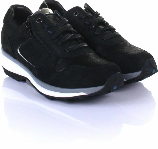 Xsensible Vrouwen Suède Lage Sneakers / Damesschoenen Jersey 30042 - Zwart - Maat 38 10 Xsensible Vrouwen Suède Lage Sneakers / Damesschoenen Jersey 30042 - Zwart - Maat 38 - Afbeelding 8