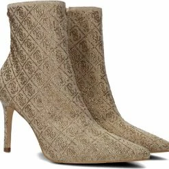 Guess Dafina Dames Enkellaarsjes - Goud - Maat 37 -Dames Winkel 550x522 9