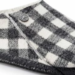 Birkenstock Zermatt Shearling Pantoffels Plaid White Wolvilt Regular-fit - Maat 43 -Dames Winkel 550x523 5