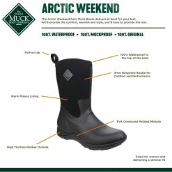 Muck Boot Arctic Weekend Outdoorlaarzen - Zwart - Dames - Maat 41 -Dames Winkel 550x525 1