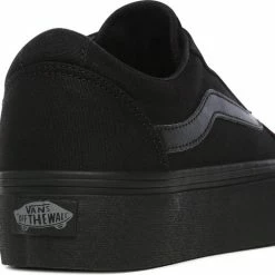 Vans Ward Platform Dames Sneakers - (Canvas) Black/Black - Maat 42 -Dames Winkel 550x525 9
