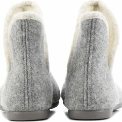 CM Comfort Vrouwen Canvas Harde Zool Pantoffels / Dichte Sloffen - 38650000 - Grijs - Maat 40 -Dames Winkel 550x527 7