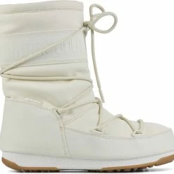 Moon Boot Enkellaarsjes Dames Outdoor / Snowboots / Damesschoenen - Nylon - 24010300 - Gebroken Wit - Maat 39