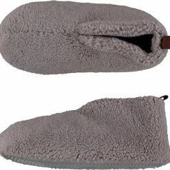 Apollo Sloffen - Pantoffels Dames - Pantoffels - Sloffen Dames - Laag - Teddy Wol - Donkergrijs - Maat 41/42