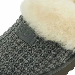 UGG Vrouwen Canvas Harde Zool Pantoffels / Open Sloffen - 1117659 - Grijs - Maat 42 -Dames Winkel 550x531 3