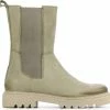 PS Poelman Chelsea Boots Dames / Laarzen / Damesschoenen - Nubuck - P1001 Nub - Groen - Maat 37 -Dames Winkel 550x532 11
