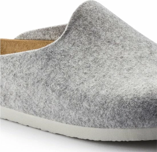 Birkenstock Amsterdam Light Gray Narrow VEG Felt Wooly Home Unisex Pantoffels - Lichtgrijs - Maat 42 9 Birkenstock Amsterdam Light Gray Narrow VEG Felt Wooly Home Unisex Pantoffels - Lichtgrijs - Maat 42 - Afbeelding 7