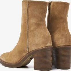 VIA VAI Taara Jade Enkellaarsjes Dames - Cognac - Maat 39 -Dames Winkel 550x535