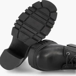 Oxmox Zwarte Veterboot Hoge Hak - Maat 37 -Dames Winkel 550x540