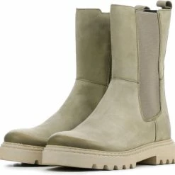 PS Poelman Chelsea Boots Dames / Laarzen / Damesschoenen - Nubuck - P1001 Nub - Groen - Maat 37 10 PS Poelman Chelsea Boots Dames / Laarzen / Damesschoenen - Nubuck - P1001 Nub - Groen - Maat 37 -Dames Winkel 550x540 9