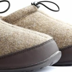Travelin' Back-Home Dames Sloffen - Wollen Pantoffels - Rubberen Zool - Beige/Zand - Maat 42 -Dames Winkel 550x541 3