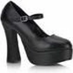 Demonia Hoge Hakken -38 Shoes- DOLLY-50 US 8 Zwart -Dames Winkel 550x543 4