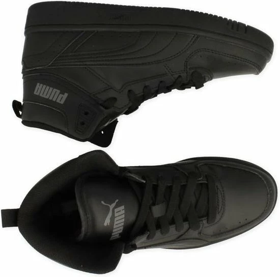 Puma Rebound Joy Hoge Heren Sneakers - Zwart - Maat 40 - Uitneembare Zool 26 Puma Rebound Joy Hoge Heren Sneakers - Zwart - Maat 40 - Uitneembare Zool - Afbeelding 24