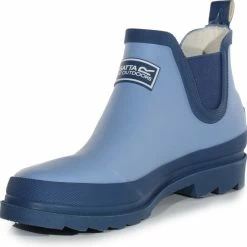 Regatta Lady Harper Gevoerde Regenlaarzen Tot De Enkels Voor Dames - Lichtblauw -Dames Winkel 550x544 5
