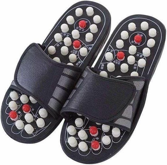 Massage Slippers Unisex Maat (40-41) - Voet Massage/Foot Massage - Acupunctuur Slipper - Gezondheidsslipper Dames/Heren - Acupunctuur - Zwart - BestMen® 7 Massage Slippers Unisex Maat (40-41) - Voet Massage/Foot Massage - Acupunctuur Slipper - Gezondheidsslipper Dames/Heren - Acupunctuur - Zwart - BestMen® - Afbeelding 5