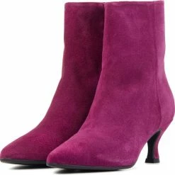 VIA VAI Noelle Rox Enkellaarsjes Dames - Paars - Maat 40 -Dames Winkel 550x546 1