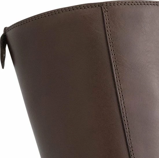 Travelin' Fitjar Leren Dames Laarzen - Wol Gevoerde Laars - Donkerbruin Leer - Maat 37 4 Travelin' Fitjar Leren Dames Laarzen - Wol Gevoerde Laars - Donkerbruin Leer - Maat 37 - Afbeelding 2