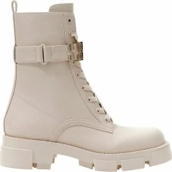 Guess Madox Veterboots - Laarzen Met Veters - Dames - Wit - Maat 38 -Dames Winkel 550x547