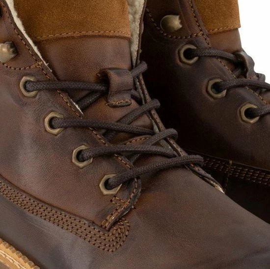 NoGRZ C.Ribart - Wol Gevoerde Halfhoge Damesschoen - Cognac Bruin Leer - Maat 40 11 NoGRZ C.Ribart - Wol Gevoerde Halfhoge Damesschoen - Cognac Bruin Leer - Maat 40 - Afbeelding 9