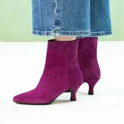 VIA VAI Noelle Rox Enkellaarsjes Dames - Paars - Maat 40 -Dames Winkel 550x550 13