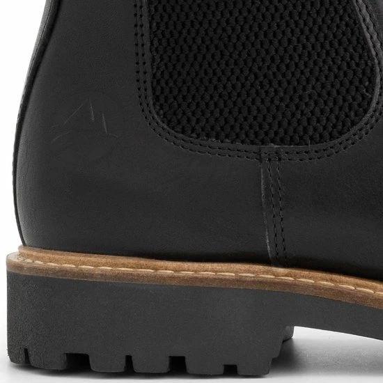 Travelin' Rosseland Dames Leren Chelseaboots - Wol Gevoerd - Zwart Leer - Maat 37 10 Travelin' Rosseland Dames Leren Chelseaboots - Wol Gevoerd - Zwart Leer - Maat 37 - Afbeelding 8