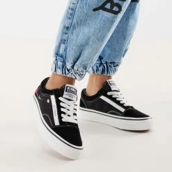 British Knights MACK PLATFORM Dames Sneakers Laag - Zwart - Maat 39 -Dames Winkel 550x550 166